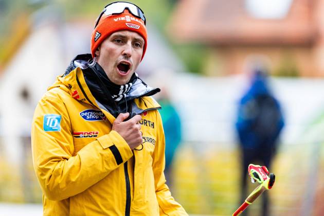 12 10 2024, GER, Nordic combined ski jumping roller skiing freestyle 5km 10km, men women juniors, season 2024 2025, German Championships Eric Frenzel national coach Nordic combined 98559 Oberhof 98544 Zella Mehl sports facility Lotto Thuringia Thuringia Germany
