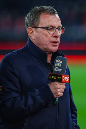 SOCCER - NL, AUT vs NOR LINZ,AUSTRIA,13.OCT.24 - SOCCER - UEFA Nations League, group stage, OEFB international match, Länderspiel, Nationalmannschaft Austria vs Norway. Image shows head coach Ralf Rangnick (AUT). GEPAxpictures xManuelxBinder