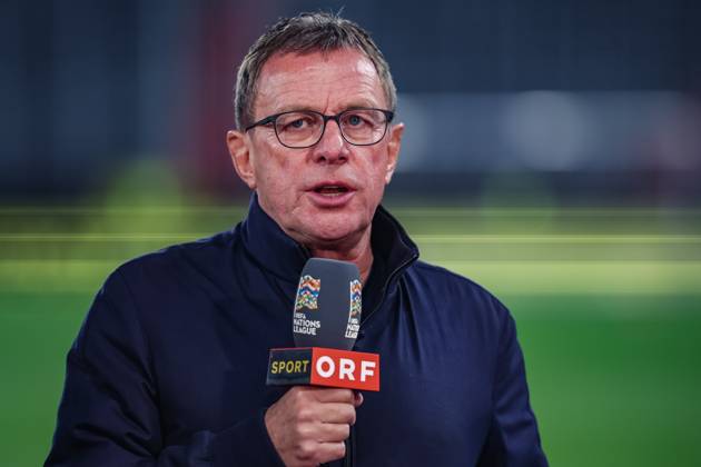 SOCCER - NL, AUT vs NOR LINZ,AUSTRIA,13.OCT.24 - SOCCER - UEFA Nations League, group stage, OEFB international match, Länderspiel, Nationalmannschaft Austria vs Norway. Image shows head coach Ralf Rangnick (AUT). Keywords: ORF. GEPAxpictures xManuelxBinder