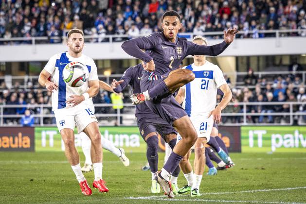 Trent Alexander-Arnold of England during the UEFA Nations League Group B2 match between Finland and England at the Helsinki Olympic Stadium 13. October 2024 in Helsinki, Finland. (Mauri Forsblom Newspix24) Copyright: xKallexParkkinenx NP24_02812379