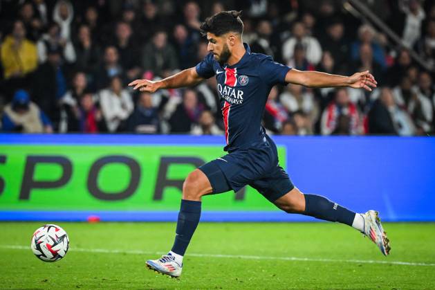 September 14, 2024, Paris, France, France: Marco ASENSIO of PSG during the Ligue 1 match between Paris Saint-Germain (PSG) and Stade Brestois (Brest) at Parc des Princes Stadium on September 14, 2024 in Paris, France. Paris France - ZUMAm308 20240914_zsp_m308_077 Copyright: xMatthieuxMirvillex