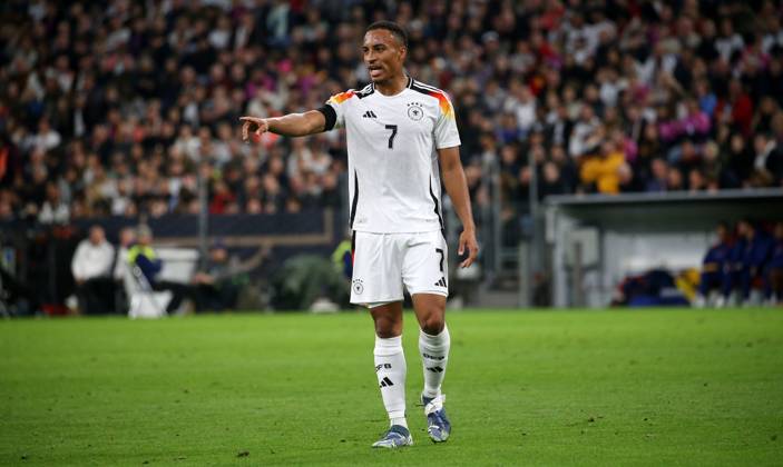 BAU 14 10 2024 Munich International soccer match Germany vs. Netherlands, Jamie Leweling GER