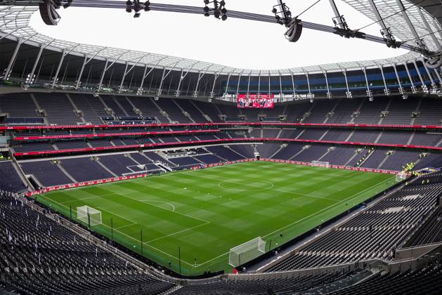 Tottenham Hotspur FC v West Ham United FC General view inside the Stadium during the Tottenham Hotspur FC v West Ham United FC English Premier League match at the Tottenham Hotspur Stadium, London, England, United Kingdom on 19 October 2024 Editorial use only. All images are copyright Every Second Media Limited. No images may be reproduced without prior permission. All rights reserved. Premier League and Football League images are subject to licensing agreements with Football DataCo Limited. see https: www.football-dataco.com Copyright: xIMAGO EveryxSecondxMediax ESM-1174-0002