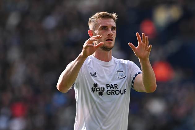 Sky Bet Championship Preston North End v Coventry City Liam Lindsay of Preston North End reacts during the Sky Bet Championship match Preston North End vs Coventry City at Deepdale, Preston, United Kingdom, 19th October 2024 (Photo by Cody Froggatt News Images) Preston Deepdale Lancashire United Kingdom Copyright: xCodyxFroggatt NewsxImagesx