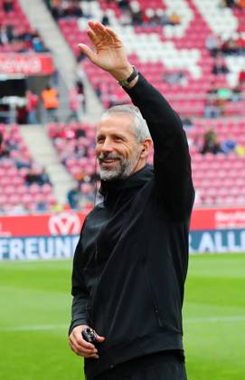 Mainz RB Leipzig Bundesliga Mainz, 19 10 2024, Mewa Arena, Soccer Bundesliga, Matchday 7 , 1 FSV Mainz 05 vs RB Leipzig , In the picture Coach Marco Rose RB Leipzig , Picture Point