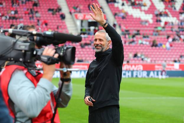 Mainz RB Leipzig Bundesliga Mainz, 19 10 2024, Mewa Arena, Soccer Bundesliga, Matchday 7 , 1 FSV Mainz 05 vs RB Leipzig , In the picture Coach Marco Rose RB Leipzig , Picture Point