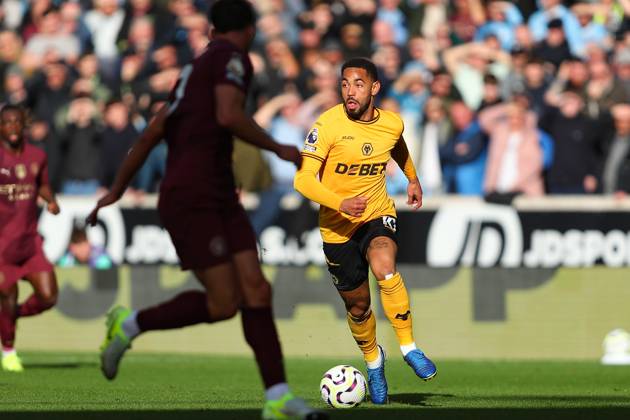 Wolverhampton Wanderers FC v Manchester City FC - Premier League Matheus Cunha of Wolves participates in the Premier League match between Wolverhampton Wanderers and Manchester City at Molineux in Wolverhampton, England, on October 20, 2024. Wolverhampton West Midlands United Kingdom Copyright: xMIxNewsx originalFilename:fletcher-wolverha240820_npGzi