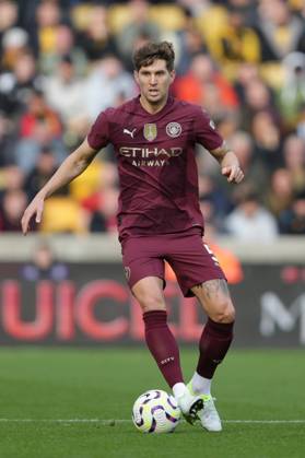 Wolverhampton Wanderers FC v Manchester City FC - Premier League John Stones of Manchester City participates in the Premier League match between Wolverhampton Wanderers and Manchester City at Molineux in Wolverhampton, England, on October 20, 2024. Wolverhampton West Midlands United Kingdom Copyright: xMIxNewsx originalFilename:fletcher-wolverha240820_npvzg