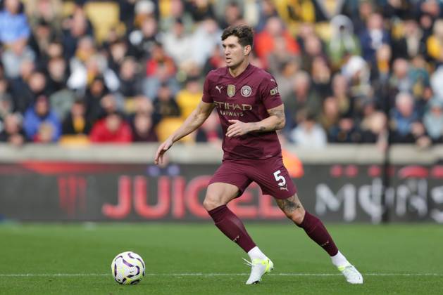 Wolverhampton Wanderers FC v Manchester City FC - Premier League John Stones of Manchester City participates in the Premier League match between Wolverhampton Wanderers and Manchester City at Molineux in Wolverhampton, England, on October 20, 2024. Wolverhampton West Midlands United Kingdom Copyright: xMIxNewsx originalFilename:fletcher-wolverha240820_np2Wd