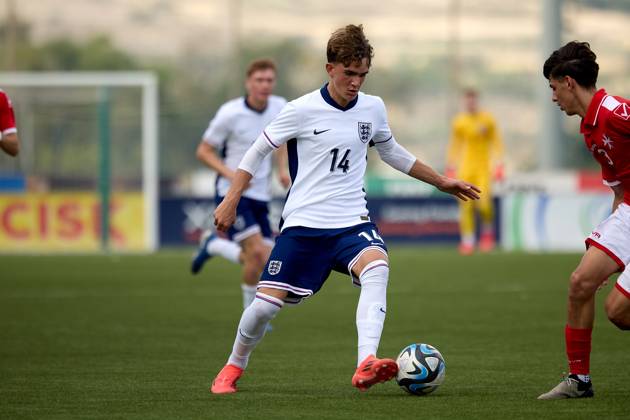 TA™ QALI, MALTA - OCTOBER 24: Max Dowman of England is in action during the UEFA European Under-17 Championship 2025 Group 1 qualifying soccer match between England and Malta at the Centenary Stadium, Ta™ Qali, Malta on October 24, 2024. England v Malta - Under-17 Championship UEFA Qualifying 2025 UEFA_U17_QLFY_25