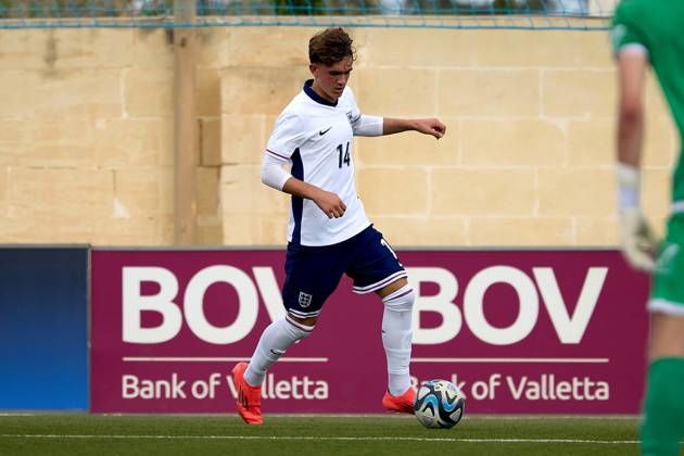TA™ QALI, MALTA - OCTOBER 24: Max Dowman of England is in action during the UEFA European Under-17 Championship 2025 Group 1 qualifying soccer match between England and Malta at the Centenary Stadium, Ta™ Qali, Malta on October 24, 2024. England v Malta - Under-17 Championship UEFA Qualifying 2025 UEFA_U17_QLFY_25