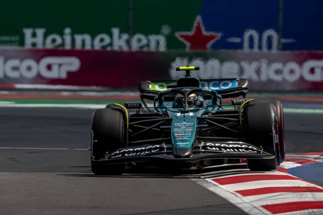 MEXICO CITY, MEXICO: Fernando Alonso, racing for the Aston Martin F1 team during the 2024 Formula 1 Mexico City Grand Prix at the Autodromo Hermanos Rodriguez in Mexico City, Mexico