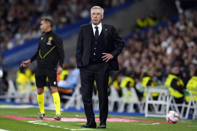 ESP: Real Madrid v FC Barcelona, Barca La Liga EA Sports. Date 11 Real Madrid CF head coach Carlo Ancelotti during the La Liga EA Sports match between Real Madrid and FC Barcelona played at Santiago Bernabeu Stadium on October 26, 2024 in Madrid, Spain. kpng Copyright: xCesarxCebollax xPRESSINPHOTOx PS_241026_RMA_BAR_113