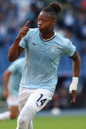 Rome, Italy 27.10.2024 : Tijjani Noslin of Lazio score the goal and celebrate with the team during Italian football championship Serie A Enilive 2024-2025 match SS Lazio vs Genoa FC at Stadio Olimpico in Rome on October 27, 2024. Copyright: xMarcoxIacobucci IPAxSportx xipa-x xx IPA_51009764 IPA_Agency_IPA51009764