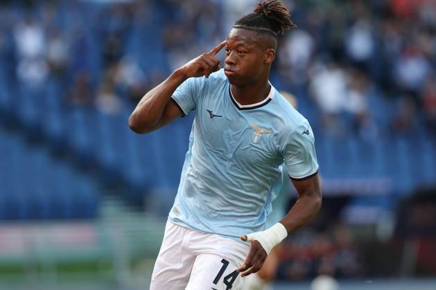 Rome, Italy 27.10.2024 : Tijjani Noslin of Lazio score the goal and celebrate with the team during Italian football championship Serie A Enilive 2024-2025 match SS Lazio vs Genoa FC at Stadio Olimpico in Rome on October 27, 2024. Copyright: xMarcoxIacobucci IPAxSportx xipa-x xx IPA_51009768 IPA_Agency_IPA51009768