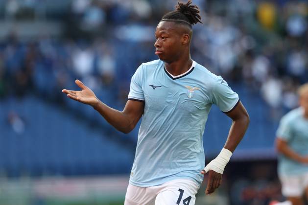 Rome, Italy 27.10.2024 : Tijjani Noslin of Lazio score the goal and celebrate with the team during Italian football championship Serie A Enilive 2024-2025 match SS Lazio vs Genoa FC at Stadio Olimpico in Rome on October 27, 2024. Copyright: xMarcoxIacobucci IPAxSportx xipa-x xx IPA_51009772 IPA_Agency_IPA51009772