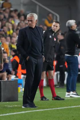 Coach Jose Mourinho of Fenerbahce during the Turkish Super League match between Fenerbahce and Bodrum FK at Ulker Stadium on October 27, 2024 in Istanbul, Turkey. Istanbul Turkey Copyright: xSeskimphotox FBahce-Bodrum-271024 (9)