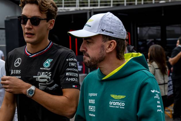 MEXICO CITY, MEXICO: Fernando Alonso, racing for the Aston Martin F1 team during the 2024 Formula 1 Mexico City Grand Prix at the Autodromo Hermanos Rodriguez in Mexico City, Mexico