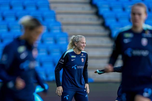 Football, training with Norways womens national team Oslo 20241028 Guro Bergsvand during a training session with the womens national football team at Ullevaal Stadium Photo Fredrik Varfjell NTB Oslo Norway EDITORIAL USE ONLY RESTRICTED USE FOR BETTING COMPANIES Copyright: xFredrikxVarfjellx xNTBx