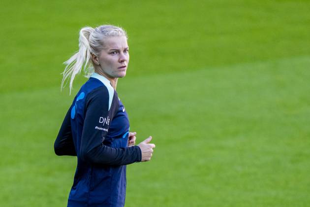 Football, training with the Norwegian womens national team Oslo 20241028 Ada Stolsmo Hegerberg during a training session with the womens national football team at Ullevaal Stadium Photo Fredrik Varfjell NTB Oslo Norway EDITORIAL USE ONLY RESTRICTED USE FOR BETTING COMPANIES Copyright: xFredrikxVarfjellx xNTBx
