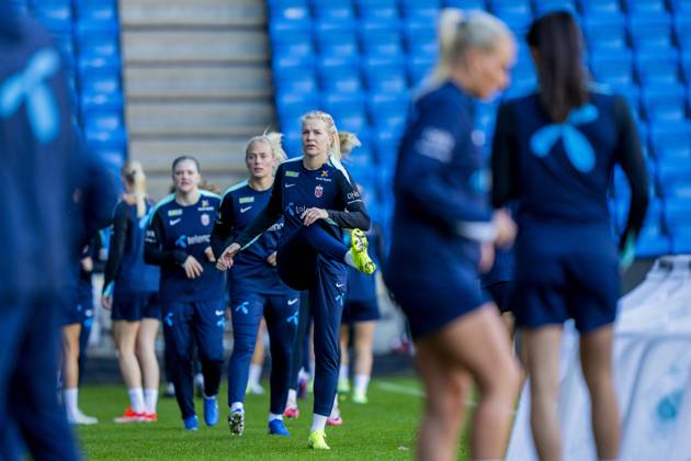Football, training with the Norwegian womens national team Oslo 20241028 Ada Stolsmo Hegerberg during a training session with the womens national football team at Ullevaal Stadium Photo Fredrik Varfjell NTB Oslo Norway EDITORIAL USE ONLY RESTRICTED USE FOR BETTING COMPANIES Copyright: xFredrikxVarfjellx xNTBx