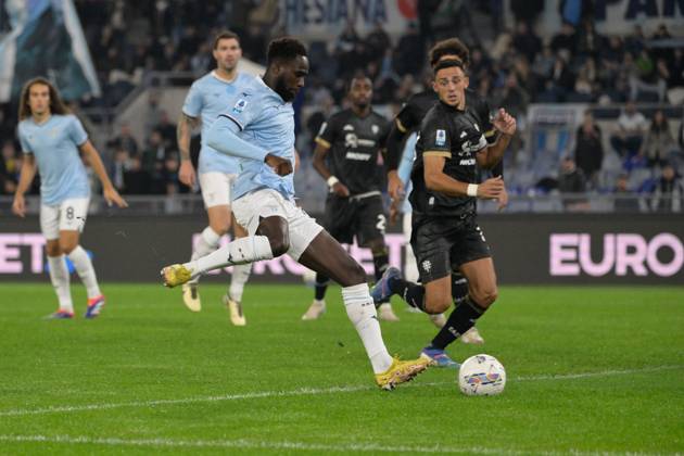 CALCIO - Serie A - SS Lazio vs Cagliari Calcio Lazioâ??s Boulaye Dia goal 1-0 during the Italian Football Championship League A 2024 2025 match between SS Lazio vs Cagliari Calcio at the Olimpic Stadium in Rome on 04 November 2024. Rome Italy Copyright: xIPAxSport ABACAx