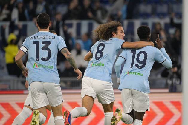 CALCIO - Serie A - SS Lazio vs Cagliari Calcio Lazioâ??s Boulaye Dia celebrates after scoring the goal 1-0 during the Italian Football Championship League A 2024 2025 match between SS Lazio vs Cagliari Calcio at the Olimpic Stadium in Rome on 04 November 2024. Rome Italy Copyright: xIPAxSport ABACAx