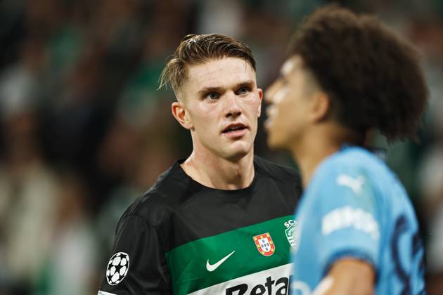 Viktor Gyokeres (SportingCP), NOVEMBER 5, 2024 - Football Soccer : UEFA Champions League League phase match day 4 between Sporting Clube de Portugal 4-1 Manchester City at the Estadio Jose Alvalade in Lisbon, Portugal. Noxthirdxpartyxsales (272403022)