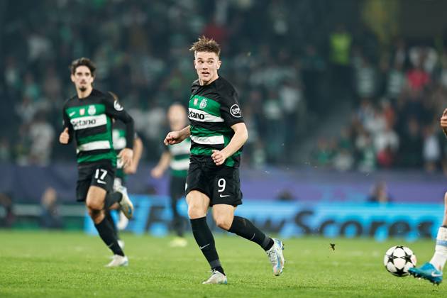 Viktor Gyokeres (SportingCP), NOVEMBER 5, 2024 - Football Soccer : UEFA Champions League League phase match day 4 between Sporting Clube de Portugal 4-1 Manchester City at the Estadio Jose Alvalade in Lisbon, Portugal. Noxthirdxpartyxsales (272403025)