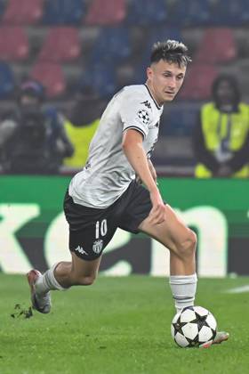 Aleksandr Golovin (As Monaco) in action during Bologna FC vs AS Monaco, UEFA Champions League football match in Bologna, Italy, November 05 2024 Copyright: xGianlucaxRicci IPAxSportx xipa-ax xx IPA_51323782 IPA_Agency_IPA51323782