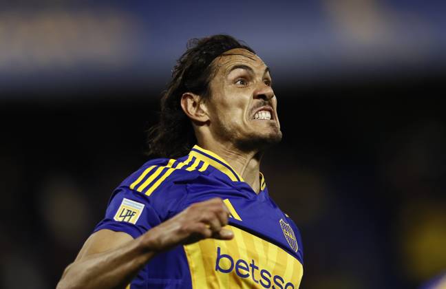 Edinson Cavani Boca Juniors vs Godoy Cruz Torneo de la Liga Profesional Argentina 2024 November 6, 2024 Estadio Alberto J Armando La Bombonera Photo Javier Garcia Martino Press CABJ