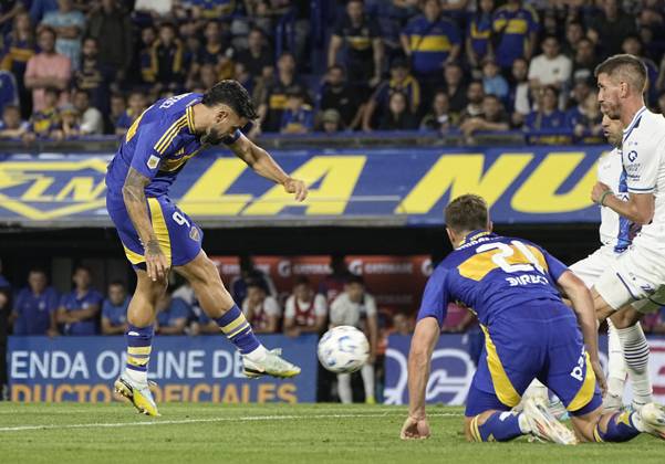 Milton Gimenez Boca Juniors vs Godoy Cruz Torneo de la Liga Profesional Argentina 2024 November 6, 2024 Estadio Alberto J Armando La Bombonera Photo Javier Garcia Martino Press CABJ