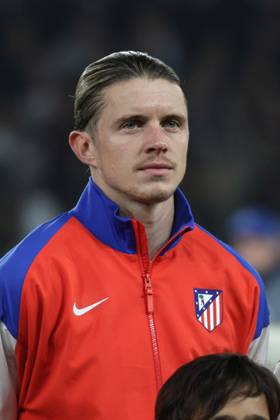 France - UEFA Champions League Paris Saint Germain vs. Atletico de Madrid - 06 11 2024 FRANCE, PARIS, NOVEMBER 06. Conor Gallagher of Atletico de Madrid during the UEFA Champions League football match between Paris Saint Germain and Atletico de Madrid on November 06, 2024 at Parc des Princes in Paris, France. Photo by Manuel Blondeau AOP.Press Paris Parc des Princes France Copyright: x ManuelxBlondeau AOP.Pressx AOP20241106-0032