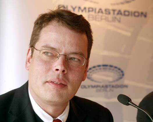 Presentation Winfrid Schwank, Managing Director of Olympiastadion Berlin GmbH