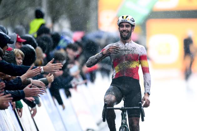 Telenet Superprestige cyclocross Niel 2024 NIEL, BELGIUM - NOVEMBER 11 : Orts Lloret Felipe (SPA) of Ridley Racing Team during the 3th leg of the men Elite Telenet Superprestige cyclocross series 2024-2025 in Niel, Belgium, 11 11 2024 Niel Belgium  Copyright: xGvgx
