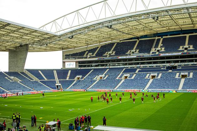 14.11.2024 PORTO, ESTADIO DO DRAGAO, PILKA NOZNA (FOOTBALL), LIGA NARODOW UEFA 2024 ( UEFA NATIONAL LEAGUE 2024), MECZ PORTUGALIA - POLSKA ( PORTUGAL - POLAND ) KONFERENCJA I TRENING REPREZANTACJI PRZED MECZEM NZ trening Reprezentacji Polski estadio do dragao FOTO LUKASZ SKWIOT CYFRASPORT NEWSPIX.PL --- Newspix.pl 20241114CSLS023