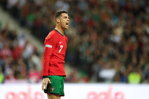 PORTO 15.11.2024 MECZ 5. KOLEJKA GRUPA A1 LIGA NARODOW SEZON 2024 25: PORTUGALIA - POLSKA --- UEFA NATIONS LEAGUE FOOTBALL MATCH: PORTUGAL - POLAND CRISTIANO RONALDO FOT. PIOTR KUCZA FOTOPYK NEWSPIX.PL --- newspix.pl