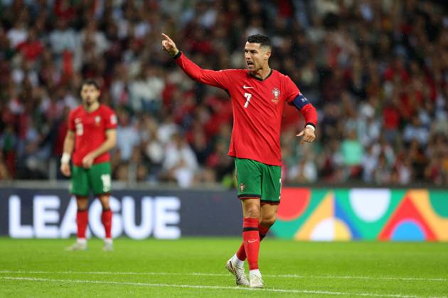 PORTO 15.11.2024 MECZ 5. KOLEJKA GRUPA A1 LIGA NARODOW SEZON 2024 25: PORTUGALIA - POLSKA --- UEFA NATIONS LEAGUE FOOTBALL MATCH: PORTUGAL - POLAND CRISTIANO RONALDO FOT. PIOTR KUCZA FOTOPYK NEWSPIX.PL --- newspix.pl