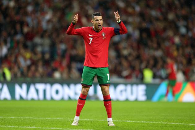 PORTO 15.11.2024 MECZ 5. KOLEJKA GRUPA A1 LIGA NARODOW SEZON 2024 25: PORTUGALIA - POLSKA --- UEFA NATIONS LEAGUE FOOTBALL MATCH: PORTUGAL - POLAND CRISTIANO RONALDO FOT. PIOTR KUCZA FOTOPYK NEWSPIX.PL --- newspix.pl