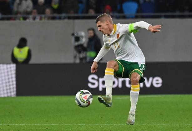 15 11 2024, xjrdrx, Football UEFA Nations League, Luxembourg Bulgaria emspor, v l Georgi Milanov Bulgaria DFL DFB REGULATIONS PROHIBIT ANY USE OF PHOTOGRAPHS as IMAGE SEQUENCES and or QUASI VIDEO Luxembourg
