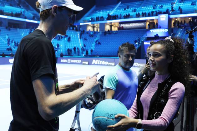 New event uploaded by calabro on 11-16-2024 21:2 Turin - Tennis, Nitto ATP, Tennis Herren Finals, Jannik Sinner, Turin, November 16, 2024. Photo Felice Calabro™ Editorial Usage Only Italy Copyright: xIPA ABACAx