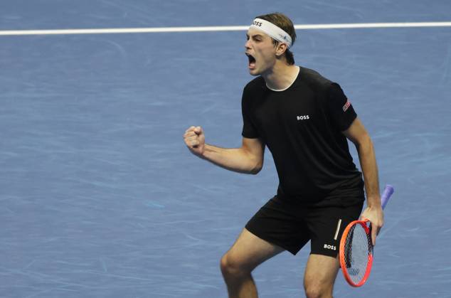 New event uploaded by calabro on 11-16-2024 21:2 Turin - Tennis, Nitto ATP, Tennis Herren Finals, Taylor Fritz, Turin, November 16, 2024. Photo Felice Calabro™ Editorial Usage Only Italy Copyright: xIPA ABACAx