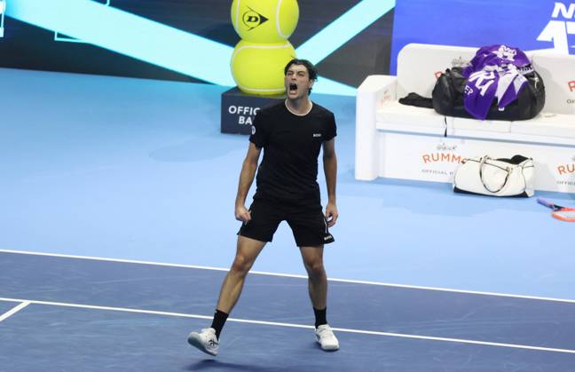New event uploaded by calabro on 11-16-2024 21:2 Turin - Tennis, Nitto ATP, Tennis Herren Finals, Taylor Fritz, Turin, November 16, 2024. Photo Felice Calabro Editorial Usage Only Italy Copyright: xIPA ABACAx