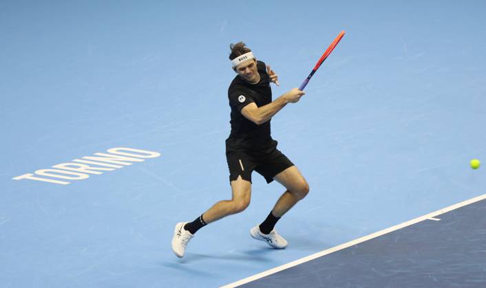New event uploaded by calabro on 11-16-2024 21:2 Turin - Tennis, Nitto ATP, Tennis Herren Finals, Taylor Fritz, Turin, November 16, 2024. Photo Felice Calabro Editorial Usage Only Italy Copyright: xIPA ABACAx