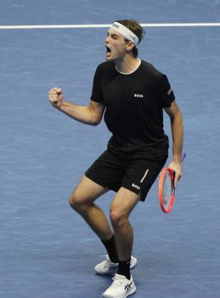 New event uploaded by calabro on 11-16-2024 21:2 Turin - Tennis, Nitto ATP, Tennis Herren Finals, Taylor Fritz, Turin, November 16, 2024. Photo Felice Calabro™ Editorial Usage Only Italy Copyright: xIPA ABACAx
