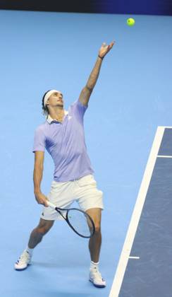 New event uploaded by calabro on 11-16-2024 21:2 Turin - Tennis, Nitto ATP, Tennis Herren Finals, Alexander Zverev, Turin, November 16, 2024. Photo Felice Calabro™ Editorial Usage Only Italy Copyright: xIPA ABACAx