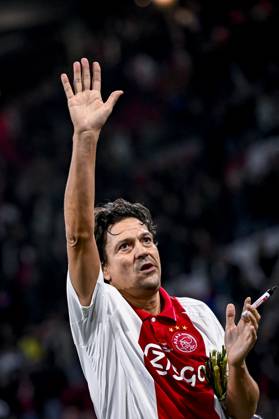 AFC Ajax Amsterdam legend player Jari Litmanen, during the match Ajax Legends Real Madrid Legends at the Johan Cruijff ArenA for the Dutch eredivisie season 2024 2025 in AMSTERDAM, Netherlands on 17 november 2024, photo by Stefan Koops EYE4images DeFodi Images not used in POL SRB CRO FRA GBR NED ITA USA Defodi 746 201008 Defodi-746 not used in POL SRB CRO FRA GBR NED ITA USA