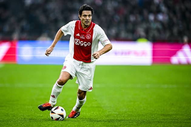 AFC Ajax Amsterdam legend player Jari Litmanen, during the match Ajax Legends Real Madrid Legends at the Johan Cruijff ArenA for the Dutch eredivisie season 2024 2025 in AMSTERDAM, Netherlands on 17 november 2024, photo by Stefan Koops EYE4images DeFodi Images not used in POL SRB CRO FRA GBR NED ITA USA Defodi 746 200938 Defodi-746 not used in POL SRB CRO FRA GBR NED ITA USA