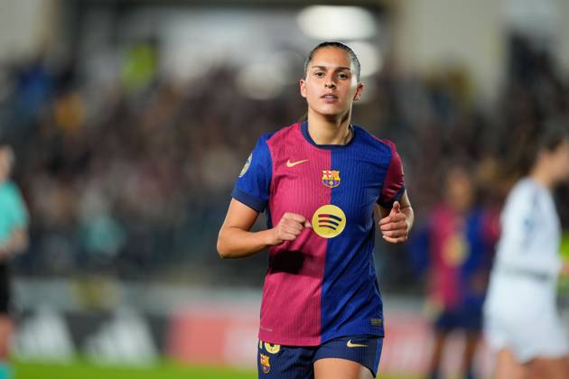 November 16, 2024, Valdebebas, Madrid, SPAIN: Francisca Kika Nazareth Ramos of FC Barcelona, Barca looks on during the Spanish Women League, Liga F, football match played between Real Madrid and FC Barcelona at Alfredo Di Stefano stadium on November 16, 2024, in Valdebebas, Madrid, Spain. Valdebebas SPAIN - ZUMA FC 20241116_zaa_a181_403 Copyright: xOscarxJ.xBarrosox