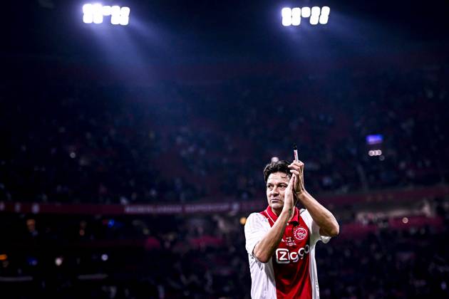 AFC Ajax Amsterdam legend player Jari Litmanen, during the match Ajax Legends Real Madrid Legends at the Johan Cruijff ArenA for the Dutch eredivisie season 2024 2025 in AMSTERDAM, Netherlands on 17 november 2024, photo by Stefan Koops EYE4images DeFodi Images not used in POL SRB CRO FRA GBR NED ITA USA Defodi 746 201243 Defodi-746 not used in POL SRB CRO FRA GBR NED ITA USA